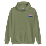 Genderfluid Pride Flag Embroidered Hoodie