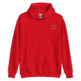 Transgender Heart Hoodie: Embroidered Pride Sweatshirt