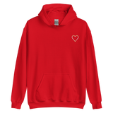 Pangender Heart Hoodie: Embroidered Pride Sweatshirt