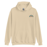 Embroidered Queer Rainbow Hoodie: Pride Flag LGBTQ+ Design