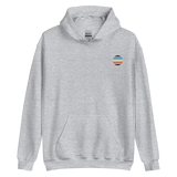 Queer Flag Embroidered Circle Hoodie: Celebratory LGBTQ+ Pride Design