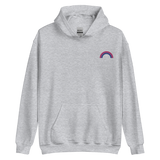 Embroidered Bisexual Rainbow Hoodie: Pride Flag LGBTQ+ Design