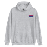 Bisexual Pride Flag Embroidered Hoodie