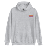 Lesbian Pride Flag Embroidered Hoodie