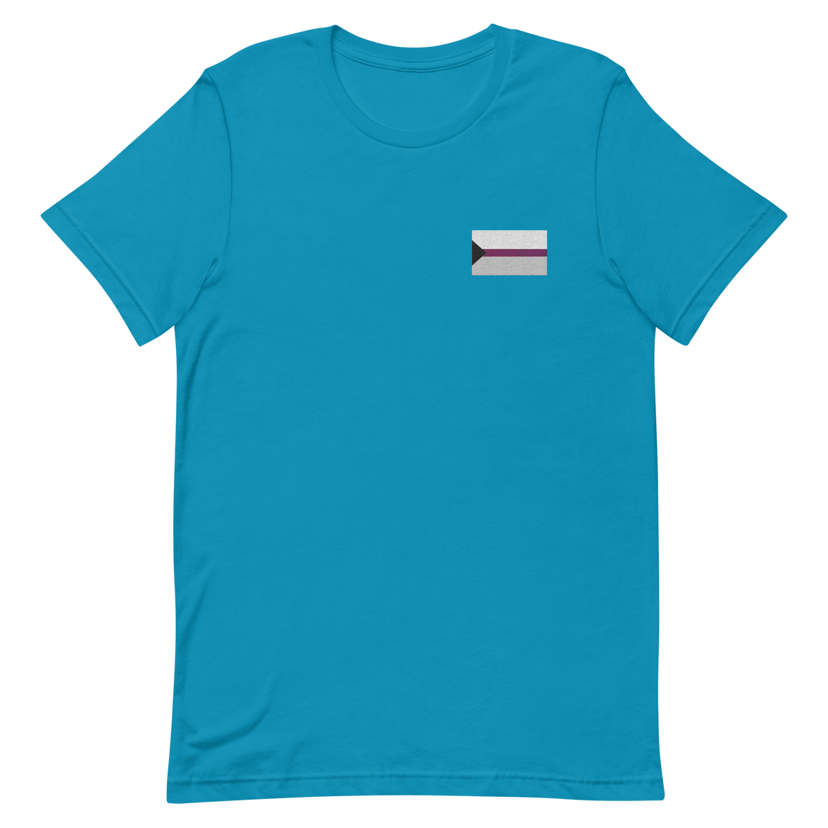 Demisexual Pride Flag Embroidered T-Shirt