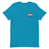 Lesbian Pride Flag Embroidered T-Shirt