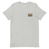 Gilbert Baker Pride Flag Embroidered T-Shirt