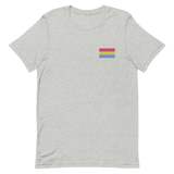 Pansexual Pride Flag Embroidered T-Shirt