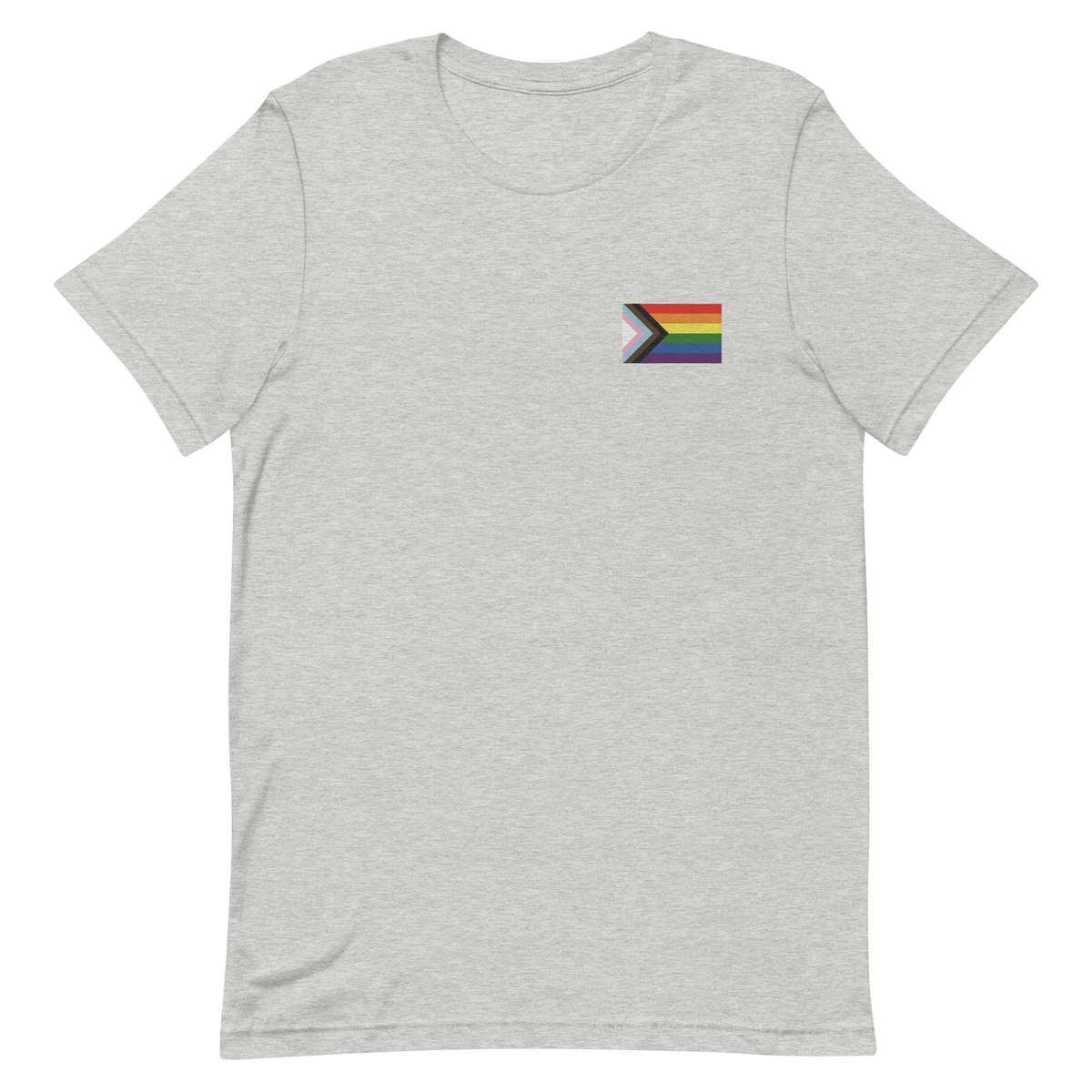 Pride Progress Pride Flag Embroidered T-Shirt