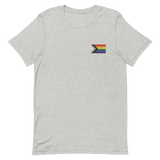 Pride Progress Pride Flag Embroidered T-Shirt