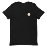 Pangender Flag Embroidered Circle Tee: Celebratory LGBTQ+ Pride Design