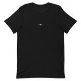 Embroidered Genderqueer T-Shirt: Pride Flag Horizontal Circle Design