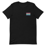 Polysexual Pride Flag Embroidered T-Shirt