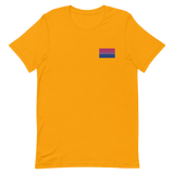 Bisexual Pride Flag Embroidered T-Shirt