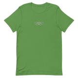 Transgender Pride Tee: Interlaced Heart Outlines Embroidered T-Shirt