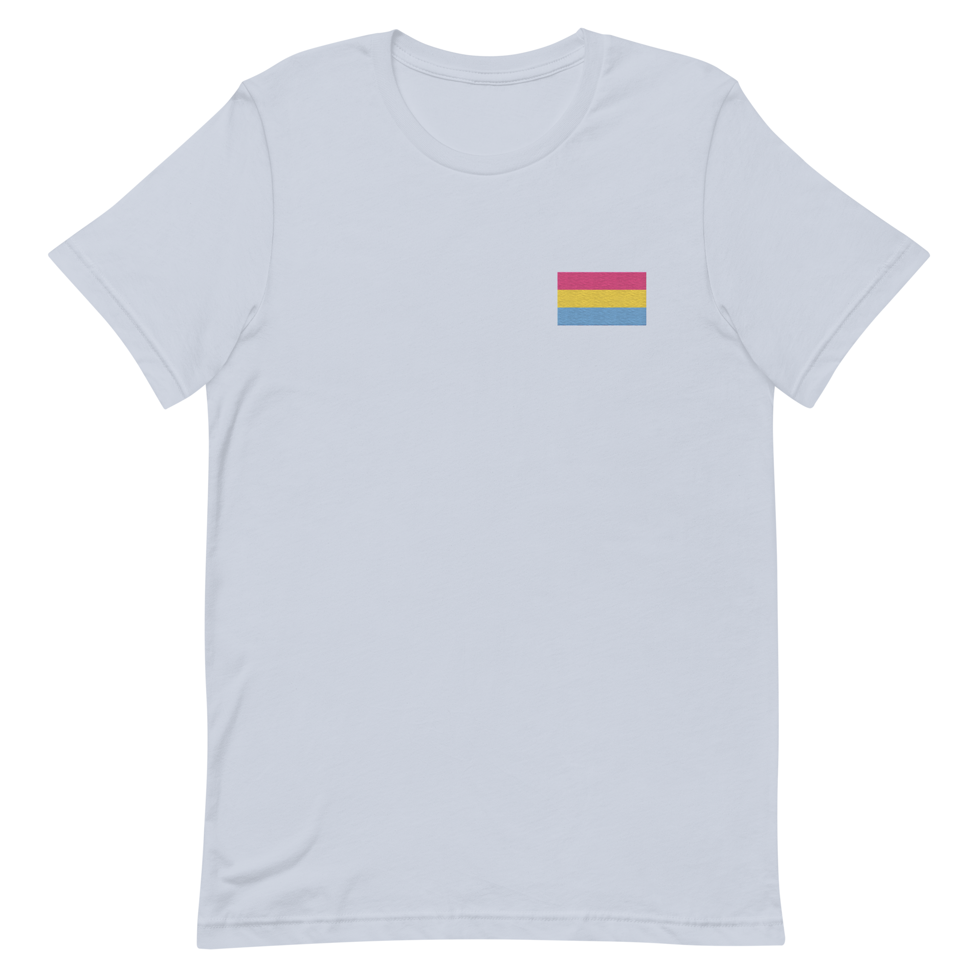 Pansexual Pride Flag Embroidered T-Shirt